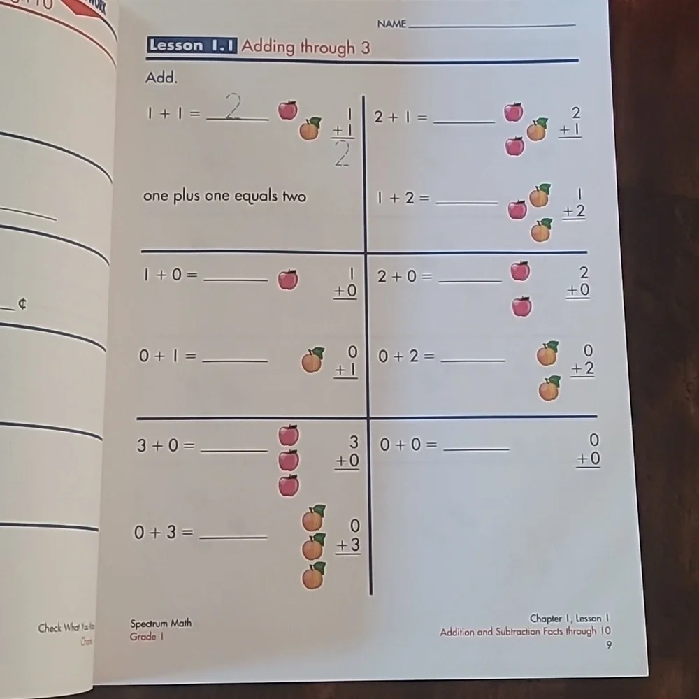 Book Spectrum Math 1 grade - Picture 6 of 16